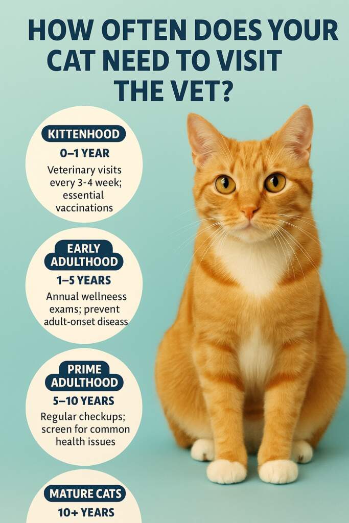 Year-by-Year Recommendations for Cat Checkups