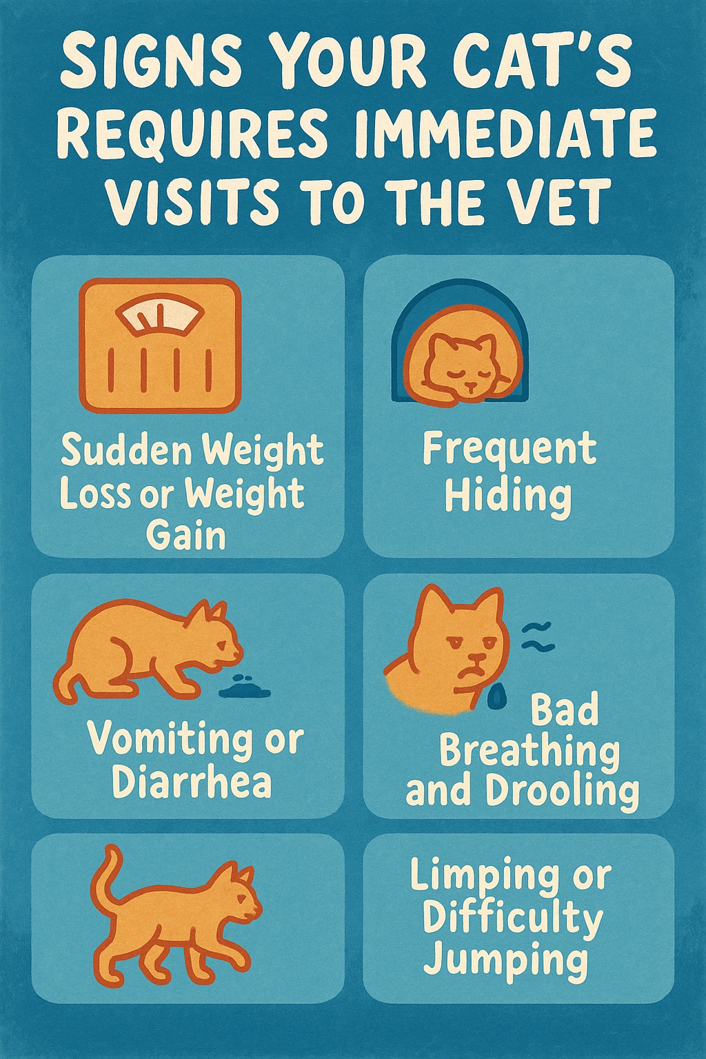 Signs Your Cat's Requires Immediate Visits to the Vet